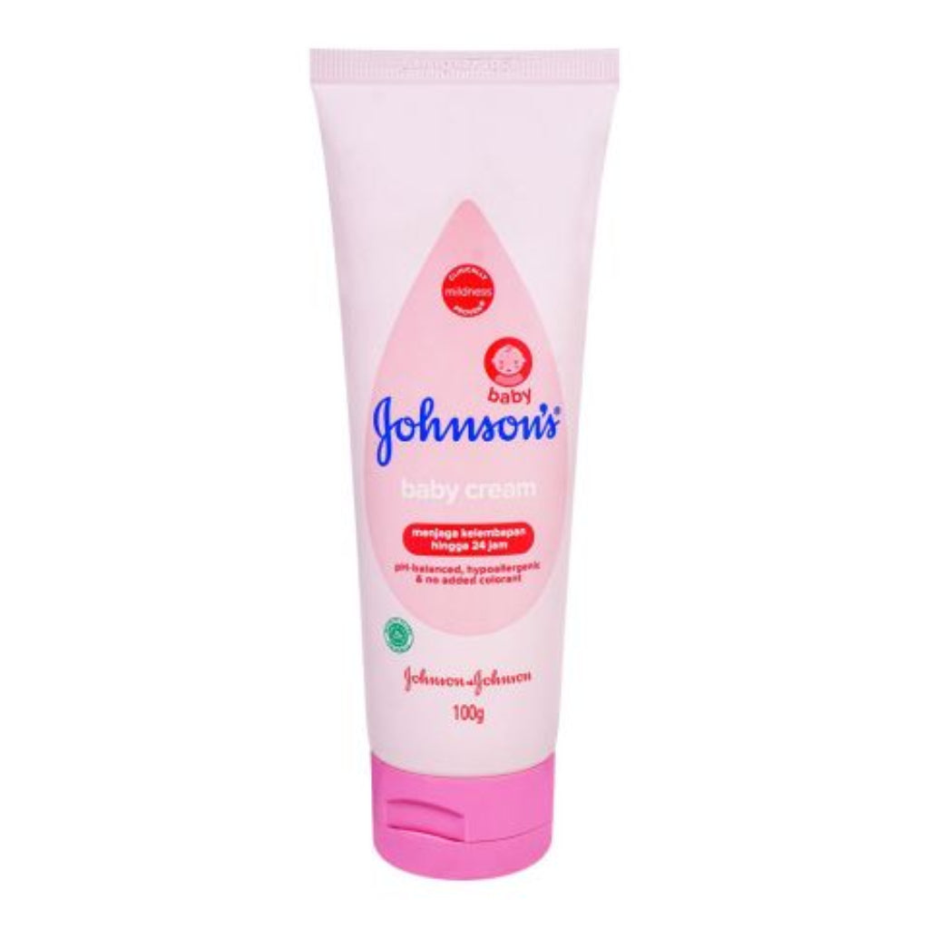 Johnson Baby Cream, PH-Balanced, Hypoallergenic & No Added Colorant, 100g