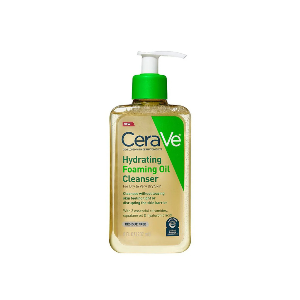 CeraVe Hydrating Foaming Oil Cleanser 473ml For Normal To Very Dry Skin