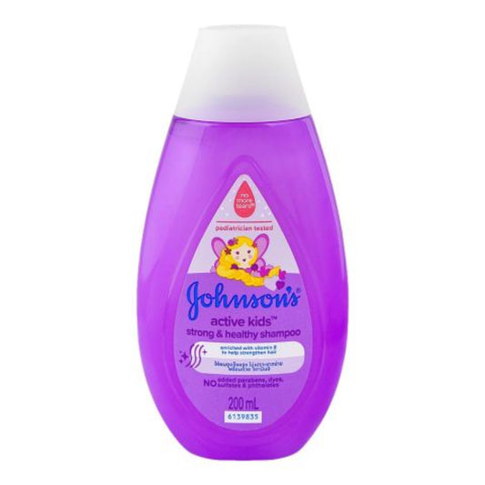 Johnson's Active Kids Strong & Healthy Shampoo, 200ml