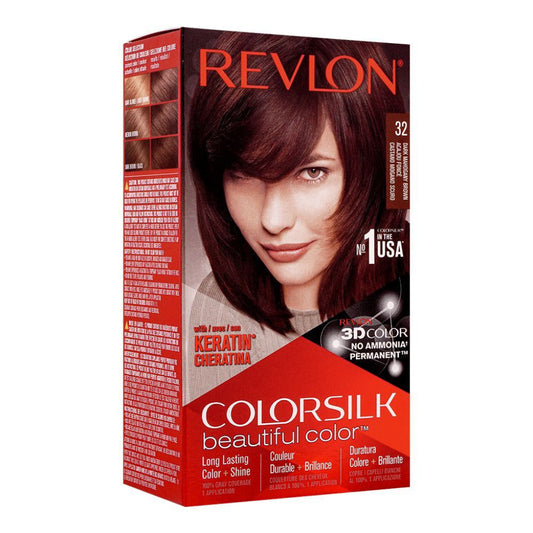 Revlon Colorsilk Hair Color Dark Mahogany Brown No 32