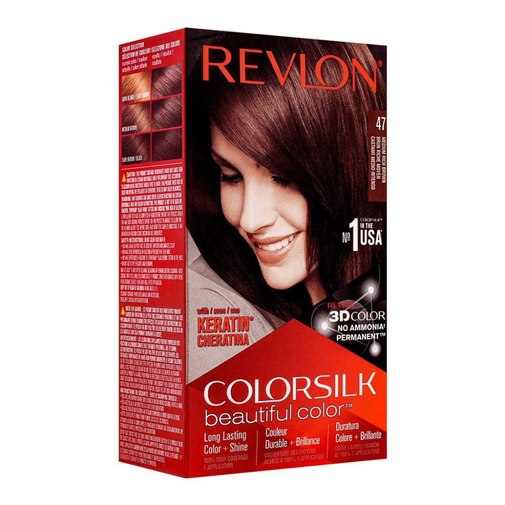 Revlon Colorsilk Hair Color  Medium Rich Brown No 47