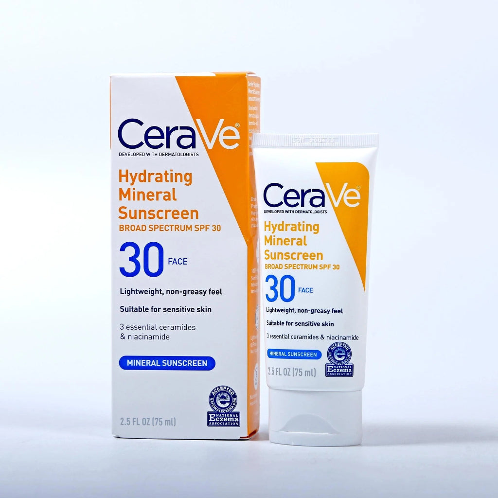 CeraVe Hydrating Mineral Sunscreen 3O SPF 75ml