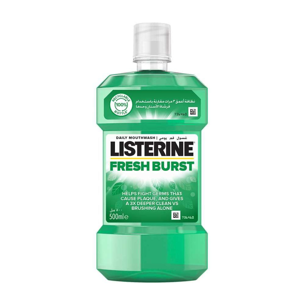 Listerine Mouthwash, Total Care Gum Protect, 500ml