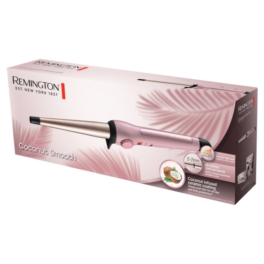 Remington Coconut Smooth Hair Curling Wand CI5901
