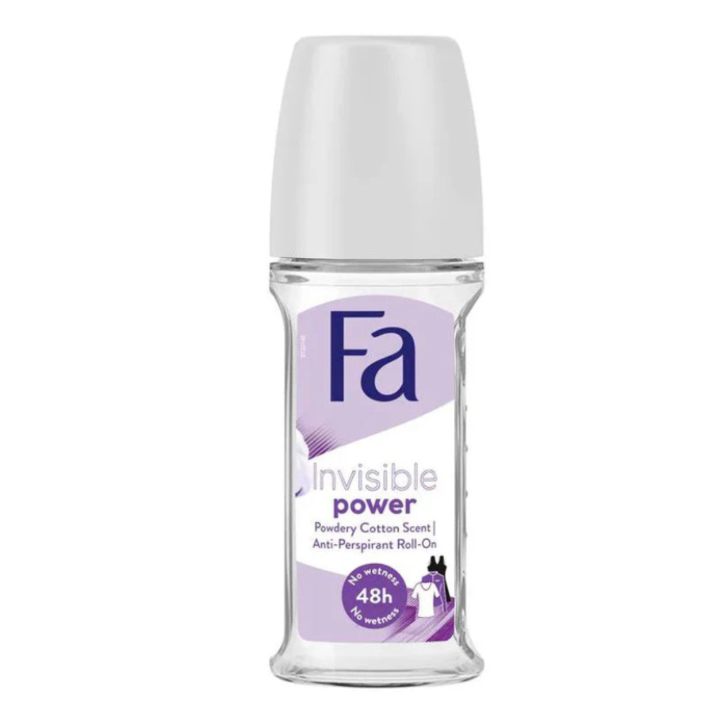 Fa Roll On Invisible Power Powdery Cotton Scent 50ml