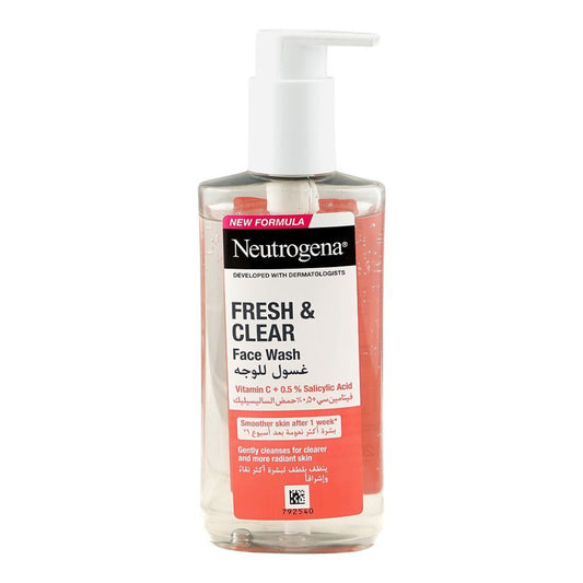 Neutrogena Fresh & Clear Pink Grapefruit Face Wash 200ml